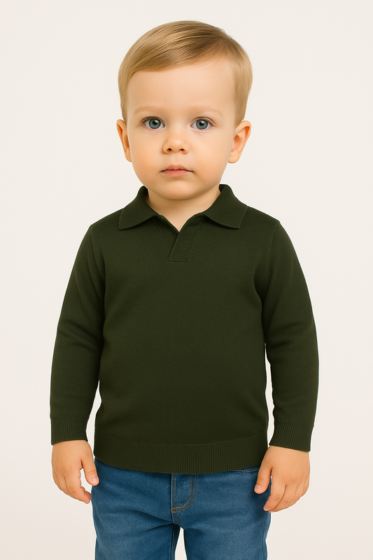 NOAH MERINO BUTTONLESS POLOSHIRT